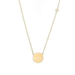 MB Essentials Small Disc Pendant Necklace