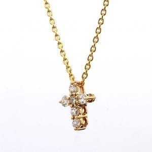 MB Essentials Diamond Cross Necklace