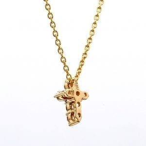 MB Essentials Diamond Cross Necklace