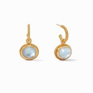 Julie Vos Calypso Hoop & Charm Earrings