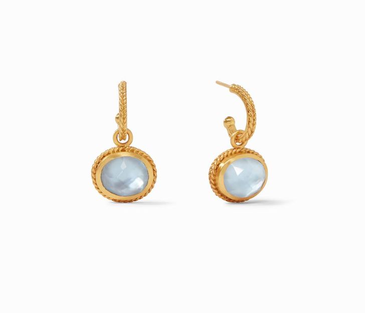 Julie Vos Calypso Hoop & Charm Earrings