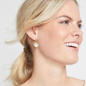 Julie Vos Calypso Hoop & Charm Earrings