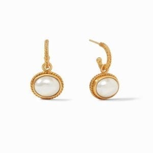 Julie Vos Calypso Hoop & Charm Earrings
