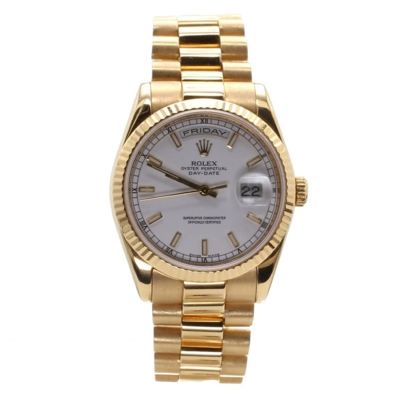 MB Certified Pre-Owned Rolex 2003 18KY Day-Date President
