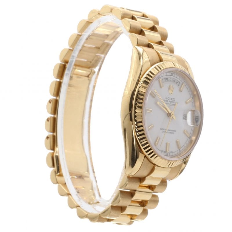 MB Certified Pre-Owned Rolex 2003 18KY 