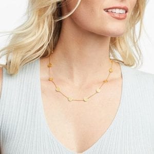 Julie Vos Valencia Delicate Station Necklace