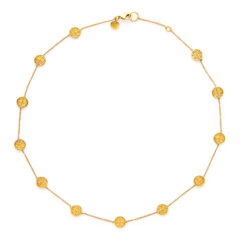 Julie Vos Valencia Delicate Station Necklace