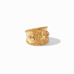 Julie Vos Coin Crest Ring