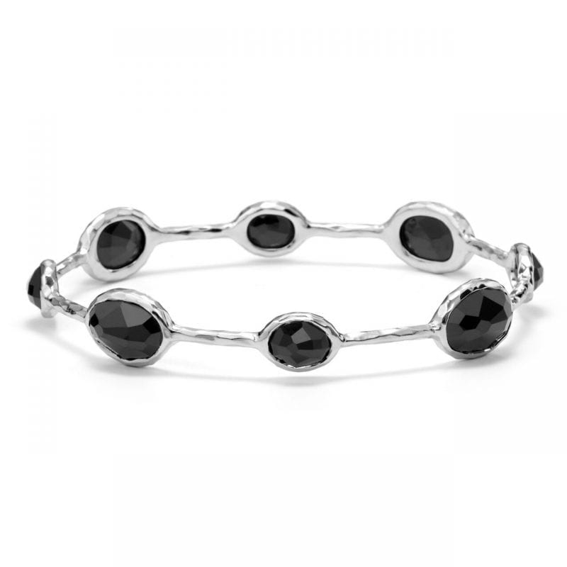 Ippolita Rock Candy 8-Stone Bangle Bracelet in Black Onyx