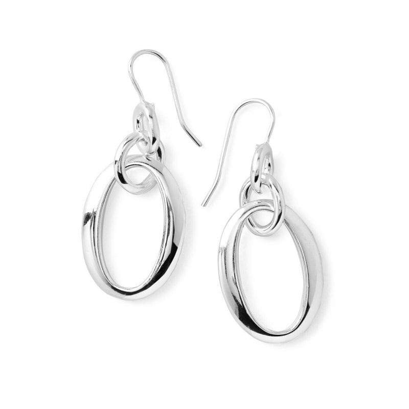 Ippolita Classico Sterling Silver Oval Link Earrings