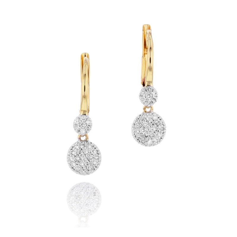 Phillips House Double Infinifty Drop Earrings in 14kt Yellow Gold