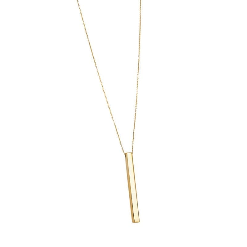 14kt clearance bar necklace