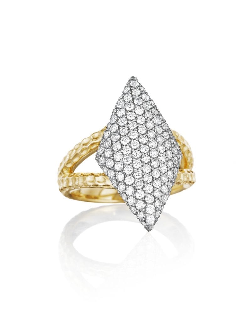 Phillips House Contrast Triangle in 14k Yellow Gold