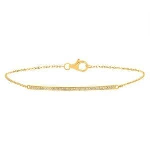 Frame Bracelet: Hammered Yellow Gold (with or without diamonds