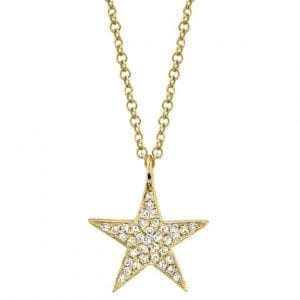 MB Essentials Diamond Star Pendant Necklace