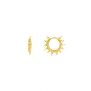 MB Essentials Spike Huggie Hoop Earrings