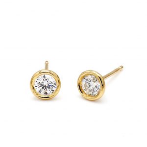 MB Essentials Best Bezel Stud Earrings