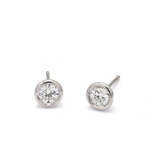 MB Essentials Best Bezel Stud Earrings