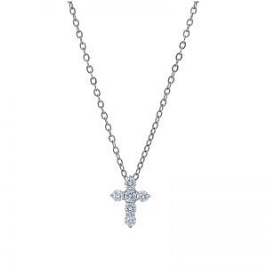 MB Essentials Diamond Cross Necklace