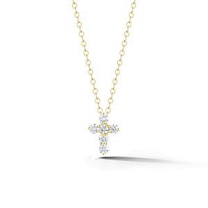 MB Essentials Diamond Cross Necklace