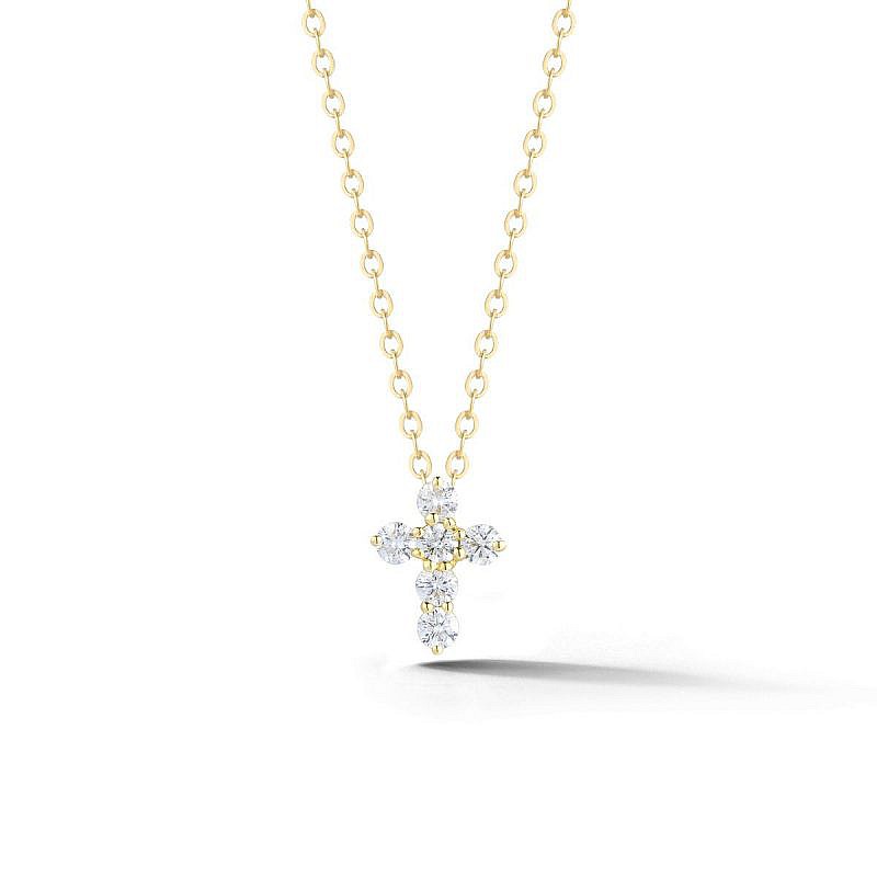 MB Essentials Diamond Cross Necklace