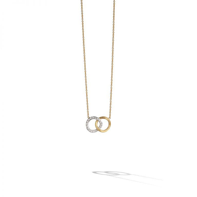 necklace on white background