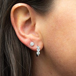 MB Essentials Diamond Halo Stud