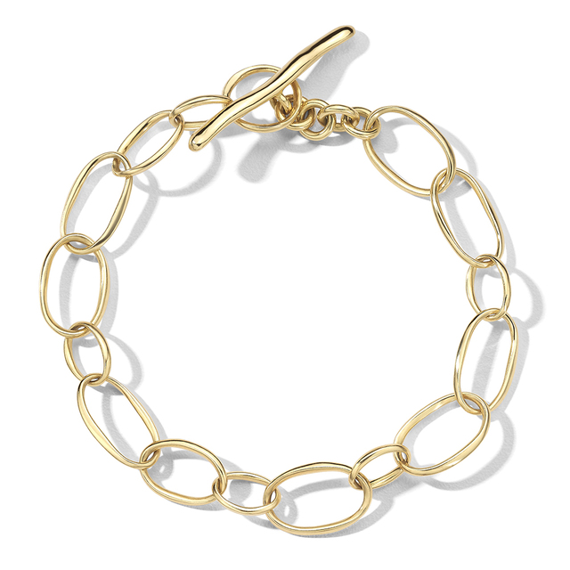 Scultura Small Link Bracelet in 18K Gold