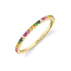 MB Essentials Rainbow Sapphire Ring