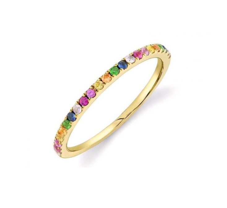 MB Essentials Rainbow Sapphire Ring