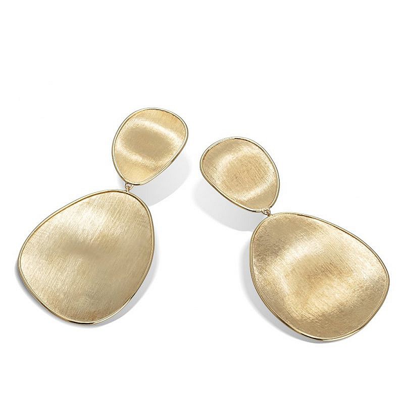 Marco Bicego® Lunaria Collection 18K Yellow Gold Large Double Drop Earrings