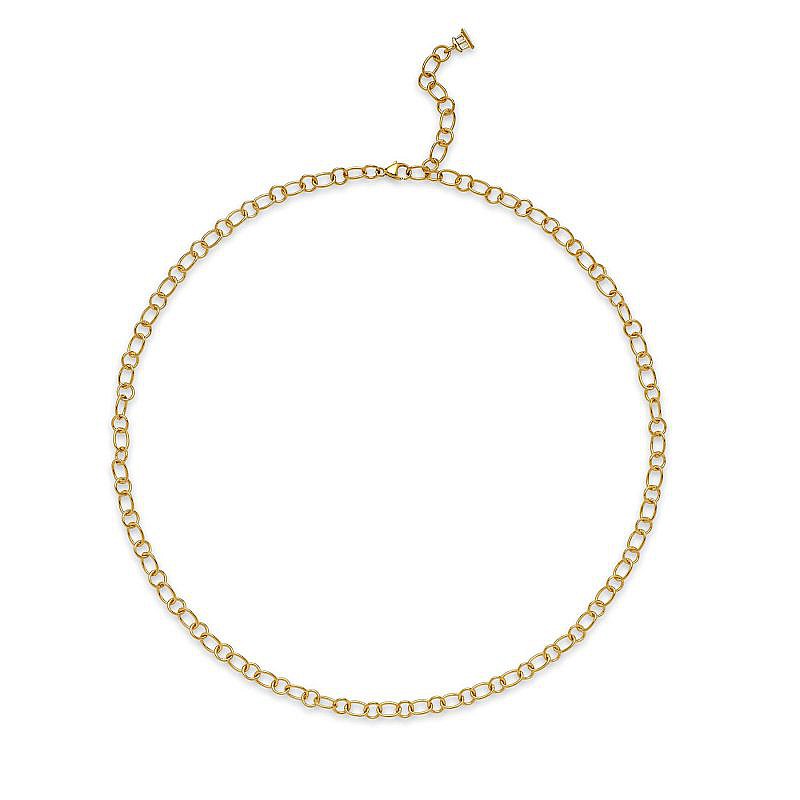 Temple St. Clair Classic Gold 18kt Gold Ribbon Chain, 18"