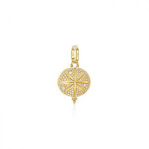 gold temple sorcerer pendant