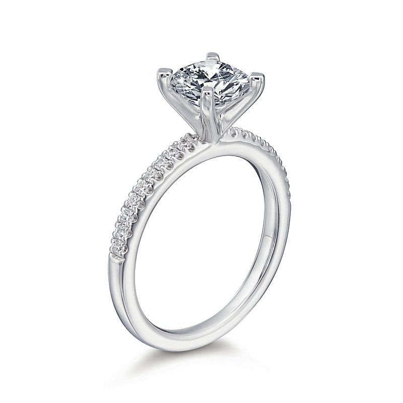 ann-cushion-white-2 Ann Princess Pave Engagement Ring