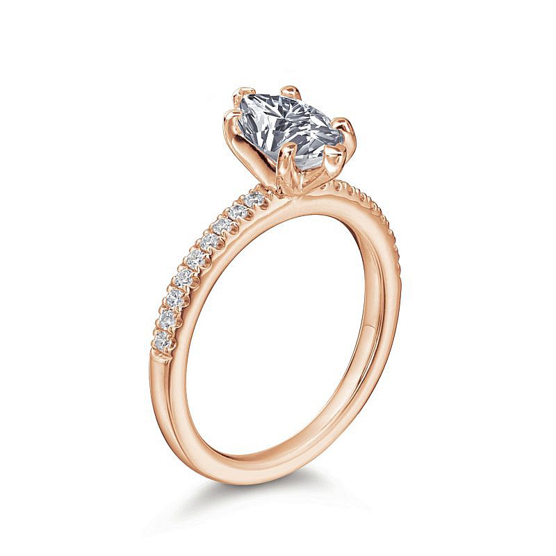 ann-marquise-rose-2 Ann Marquise Pave Engagement Ring