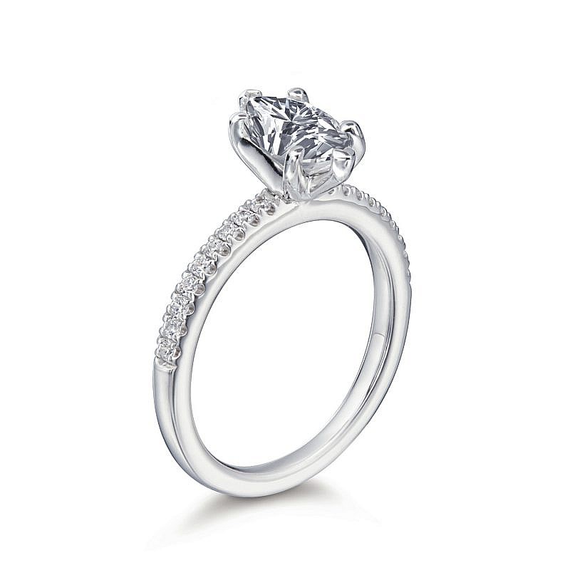 ann-marquise-white-2 Ann Marquise Pave Engagement Ring