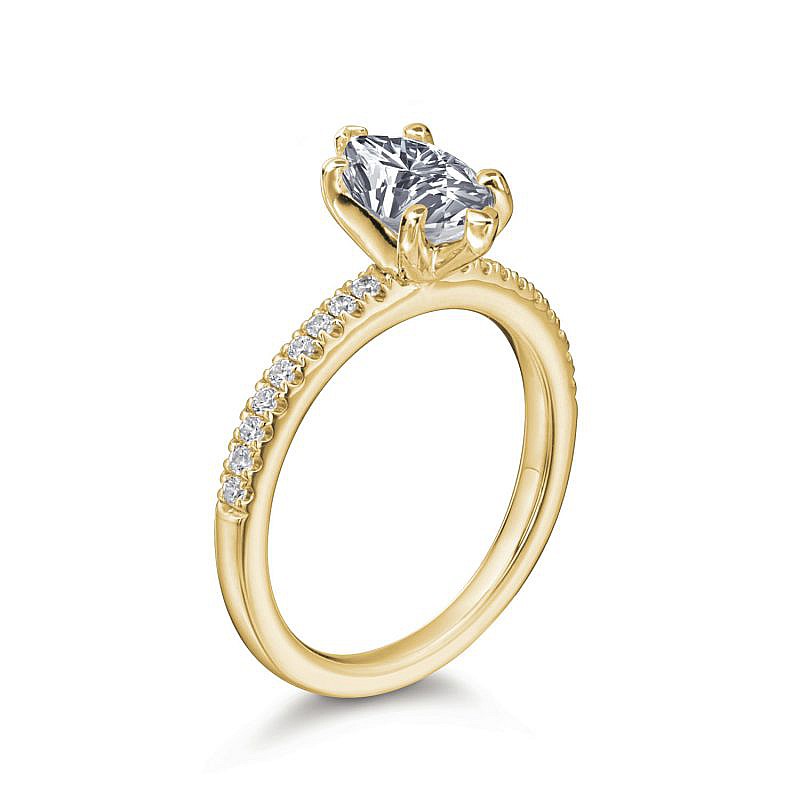 ann-marquise-yellow-2 Ann Marquise Pave Engagement Ring