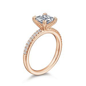 Ann Princess Pave Engagement Ring