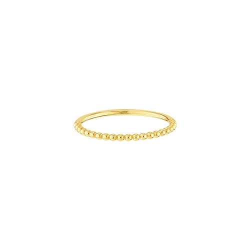 Single Row Bead Stacking Ring