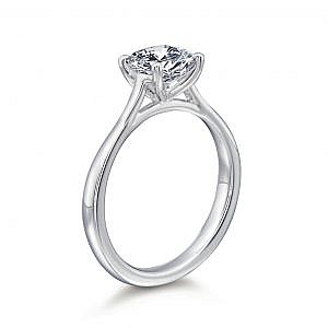 Grace Cushion Solitaire Engagement Ring