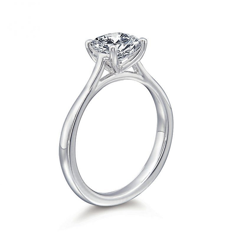 grace-cushion-white-2 Grace Cushion Solitaire Engagement Ring