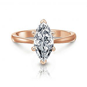 Grace Marquise Solitaire Engagement Ring