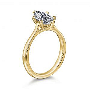 Grace Marquise Solitaire Engagement Ring