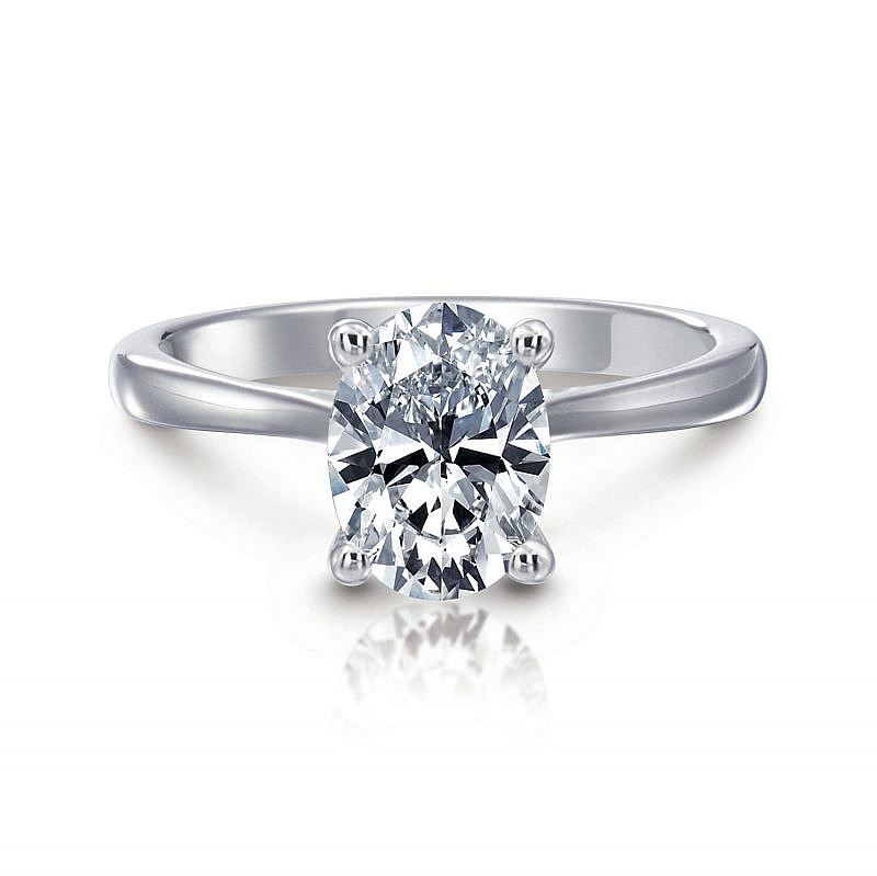 Grace Oval Solitaire Engagement Ring