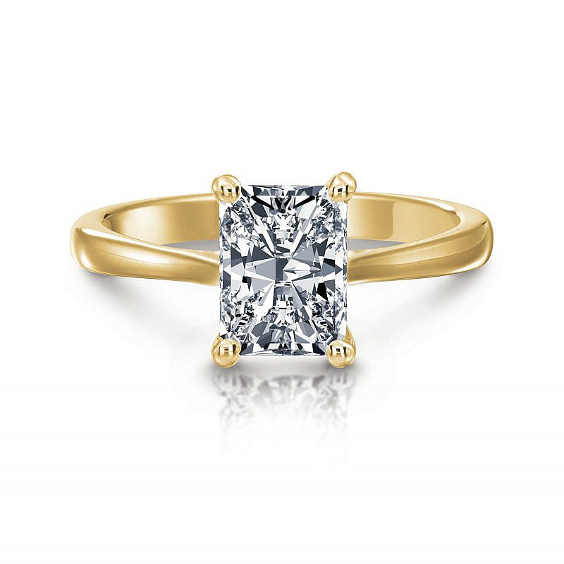 Grace Radiant Solitaire Engagement Ring