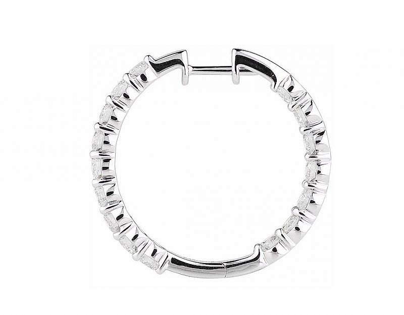 inside-outside-diamond-hoop-earrings-V2 Inside Out Diamond Hoop Earrings in 14k White Gold