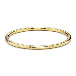 Ippolita Classico Hammered Bangle in 18K Gold