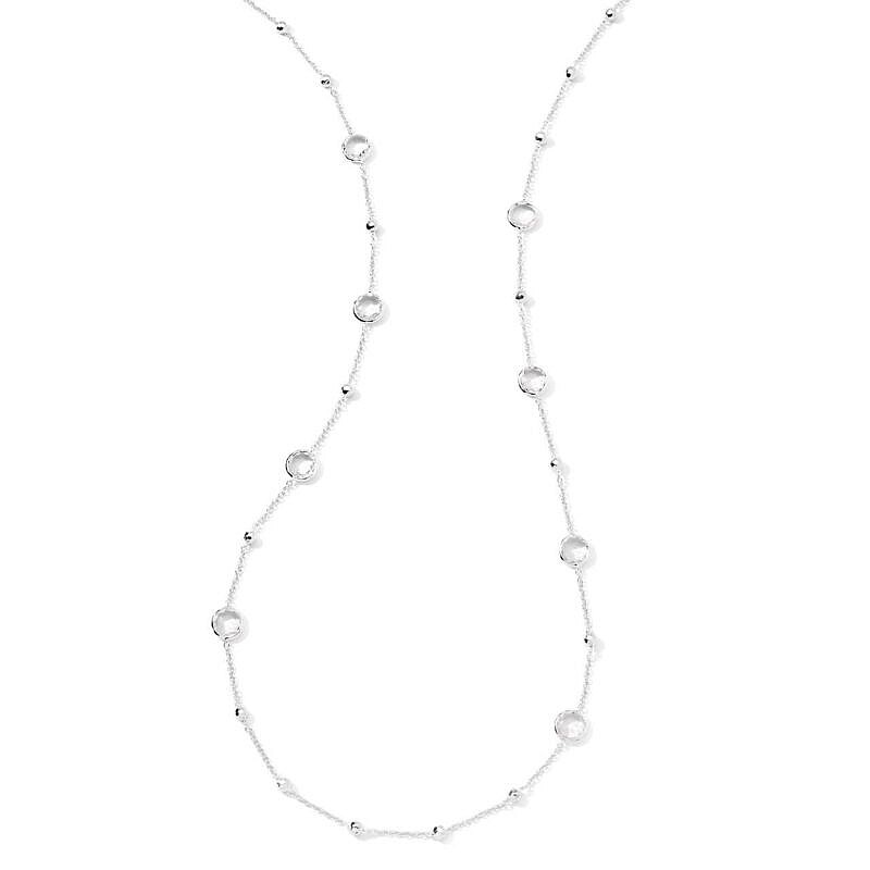 Ippolita Lollipop Multi Station Necklace in Clear Quartz