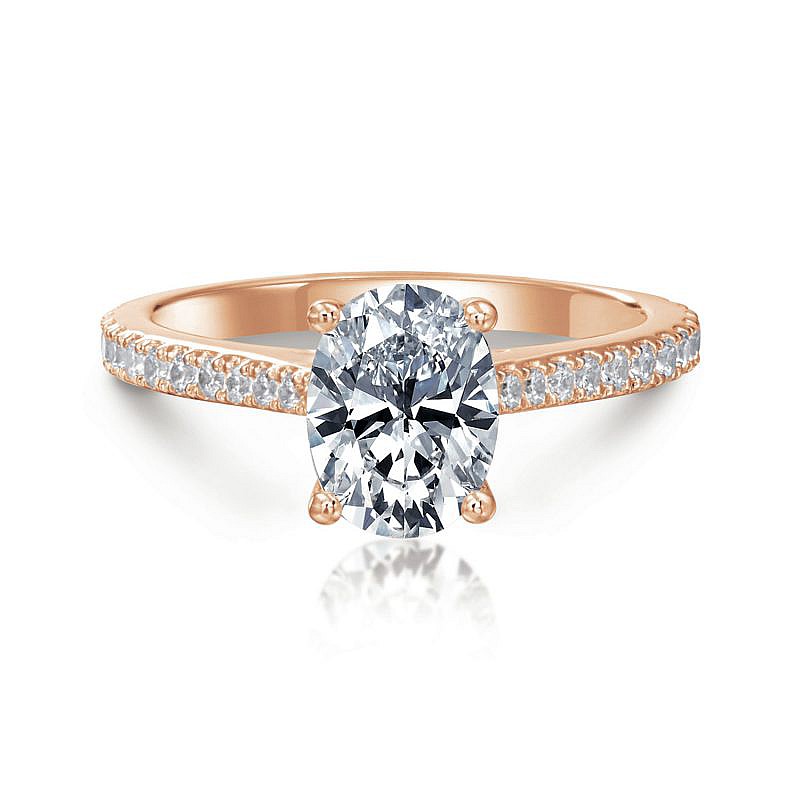 maria-oval-rose-1 Maria Oval Hidden Halo Pave Engagement Ring
