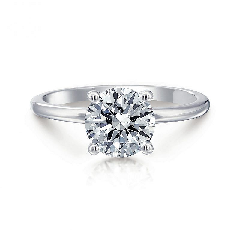 rosamund-round-white-1 Rosamund Round Hidden Halo Solitaire Engagement Ring